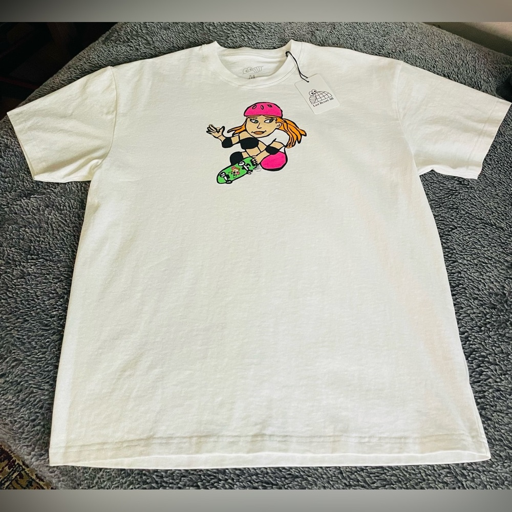 NWT Last Resort Ab skateboards 100% cotton graphic t-shirt. Mens Medium.